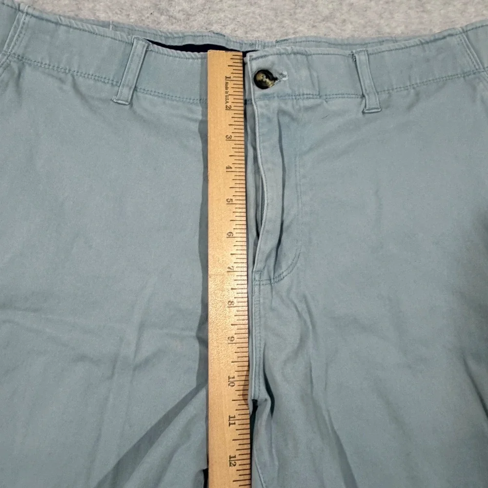 Nat Nast Shorts Mens 36 Blue Good Cotton Spandex Flat Front Chino Luxury‎ Casual